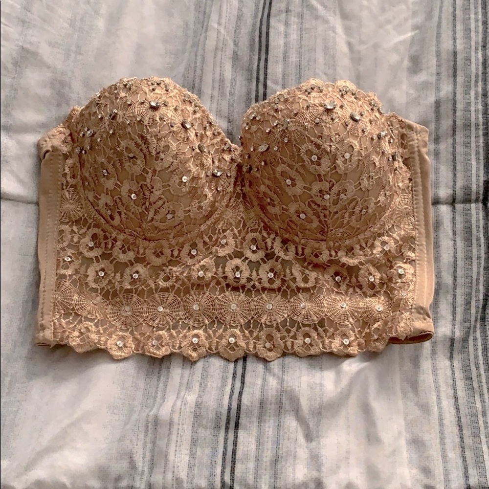 Nude StrapLess Top